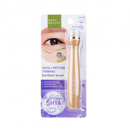 Cây lăn mắt mờ nếp nhăn Baby Bright 5Hya & Peptide Firming Eye Roller Serum 15ml