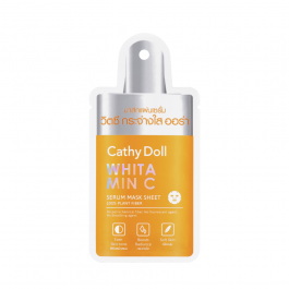 Mặt Nạ Giấy Dưỡng Trắng Da Cathy Doll Whitamin C Serum Mask Sheet 20g