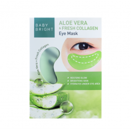 Mặt nạ giảm thâm quầng mắt Baby Bright Aloe Vera & Fresh Collagen Eye Mask 1Pair