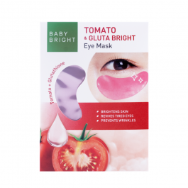 Mặt nạ dưỡng sáng da mắt Cà chua và Gluta Baby Bright Tomato & Gluta Eye Mask 1 Pair