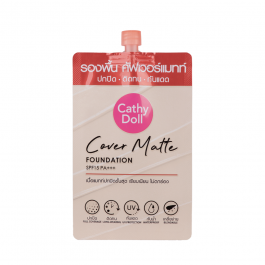Kem Nền Mịn Lì Cathy Doll Cover Matte Foundation SPF 15 PA +++ 6ml #2 Light Beige