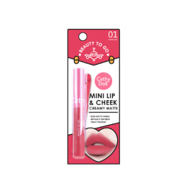 Son sáp má hồng mini Cathy Doll Beauty To Go Lip & Cheek Creamy Matte 0.6g