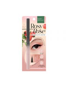 Bút Kẻ Mắt Và Sáp Mắt Baby Bright Rosy Rose Eyeliner And Eye Lighter 0.3 ml + 0.2 g