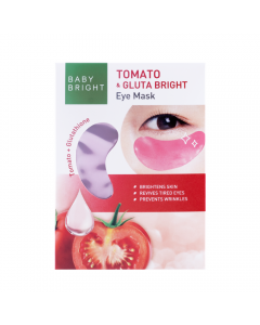 Mặt nạ dưỡng sáng da mắt Cà chua và Gluta Baby Bright Tomato & Gluta Eye Mask 1 Pair 