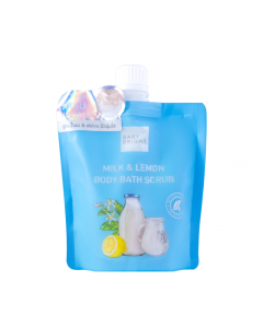 Muối tẩy da chết toàn thân sữa bò và chanh Baby Bright  Milk And Lemon Body Bath Scrub 250g