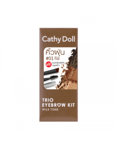 Bột vẽ chân mày Cathy Doll Trio Eyebrow Kit #01 Milk Tone 1g x 3 màu