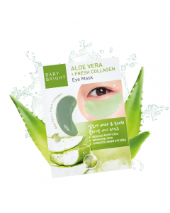 Mặt nạ giảm thâm quầng mắt Baby Bright Aloe Vera & Fresh Collagen Eye Mask 1Pair  