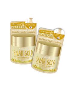 Kem ốc sên vàng dành cho da lão hóa Cathy Doll Snail Gold Snail Firming Cream For Wrinkle Skin-7g